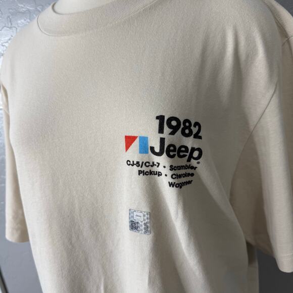 Abercrombie and Fitch Mens Vintage Inspired Jeep Graphic Tee, XL - Picture 2 of 6